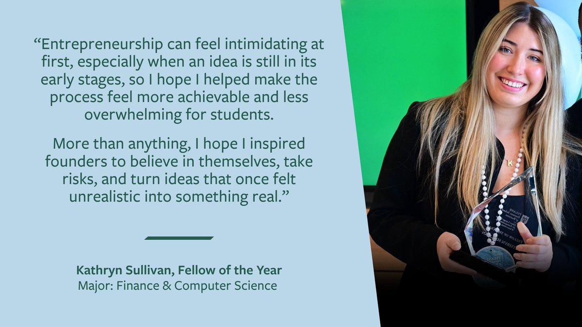 Tulane Freeman School of Business tweet media