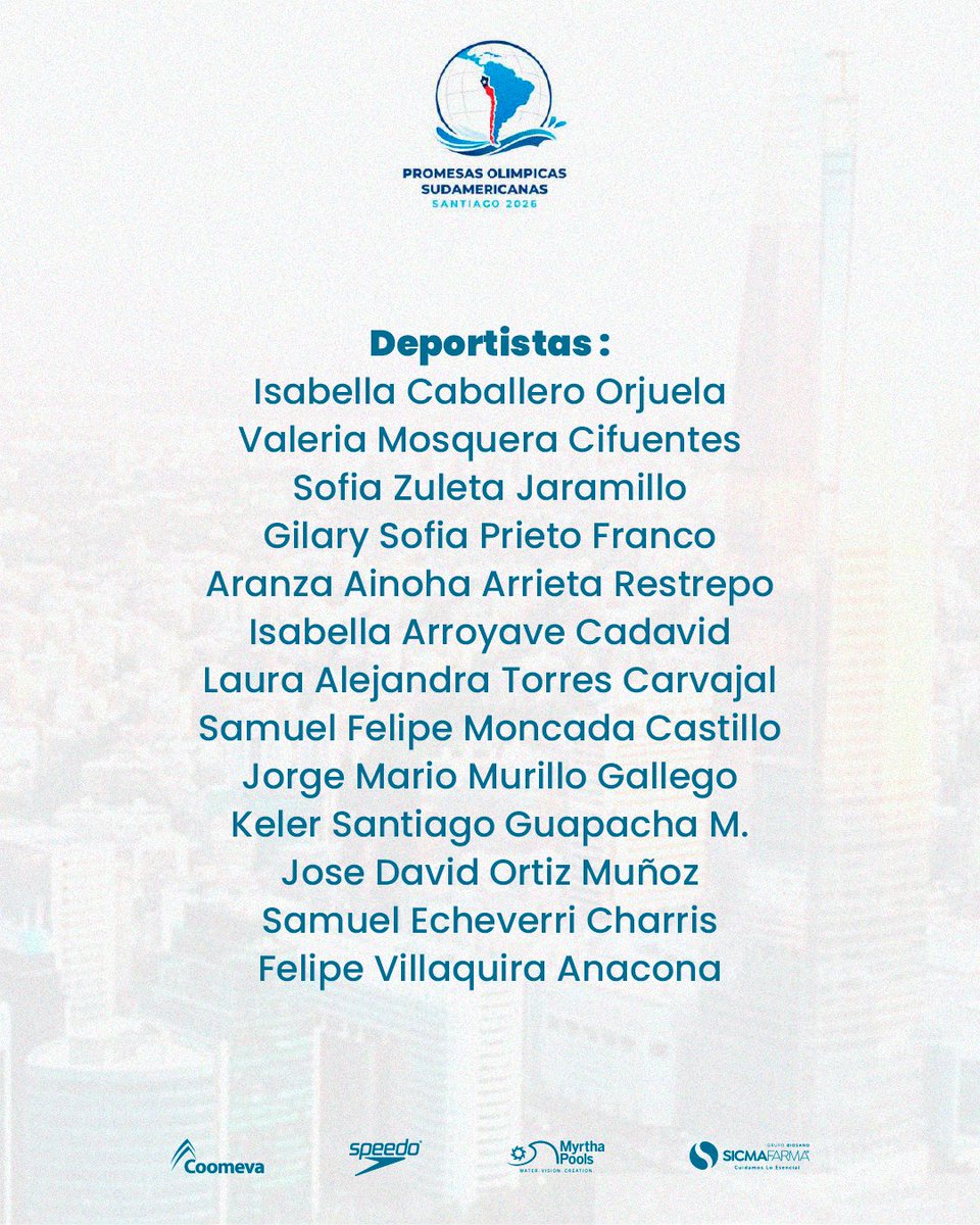 Federación Colombiana de Natación tweet media