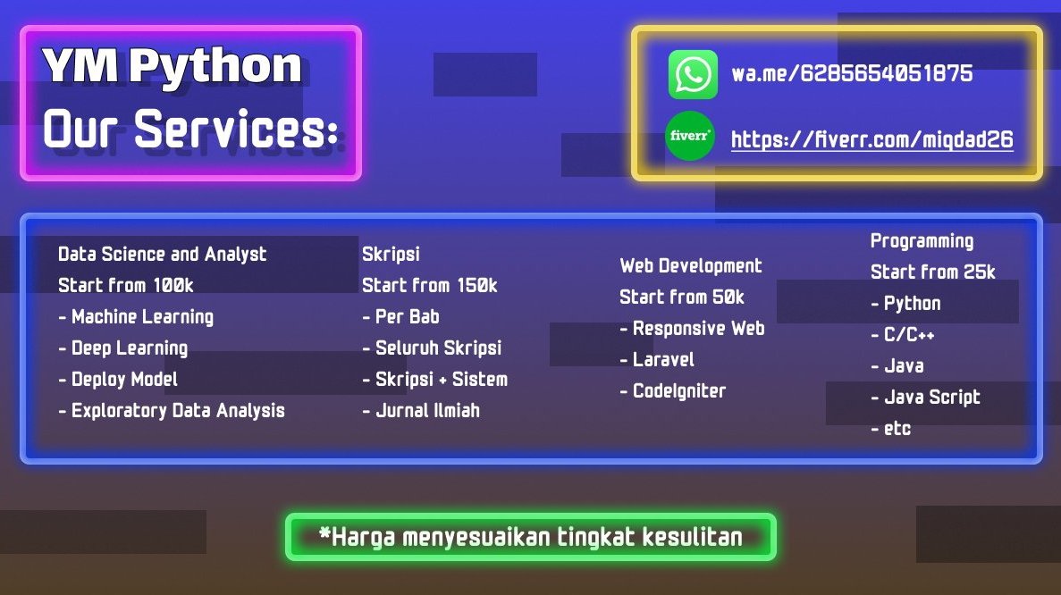 YMDev2629's tweet photo. Pagii guys ⛅
Yang lagi perlu jasa:
- Mobile App (IoS / Android) 
- Web Dev
- Machine/Deep Learning
- Data Science, Analysis, &amp; Dashboard
Cocok untuk UMKM, instansi &amp; personal. Diskusi bisa lewat WA di bio ya, testi ada di pinned  📌

#it #zonauang #zonaba https://t.co/pCUUkCSd4c