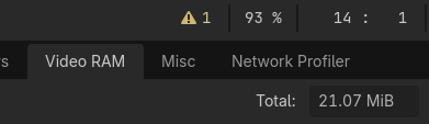 kroulk_'s tweet photo. My Yandere Simulator clone is down to using only 21MB of VRAM. Half of what we were using before(40MB) and nearly a 100x decrease from where we started at 2GB.
Check out development at https://t.co/3qAXQGWRXK
#Ringworm #yandere #yanderesim #indie #godot https://t.co/Q1C1qEVxdM