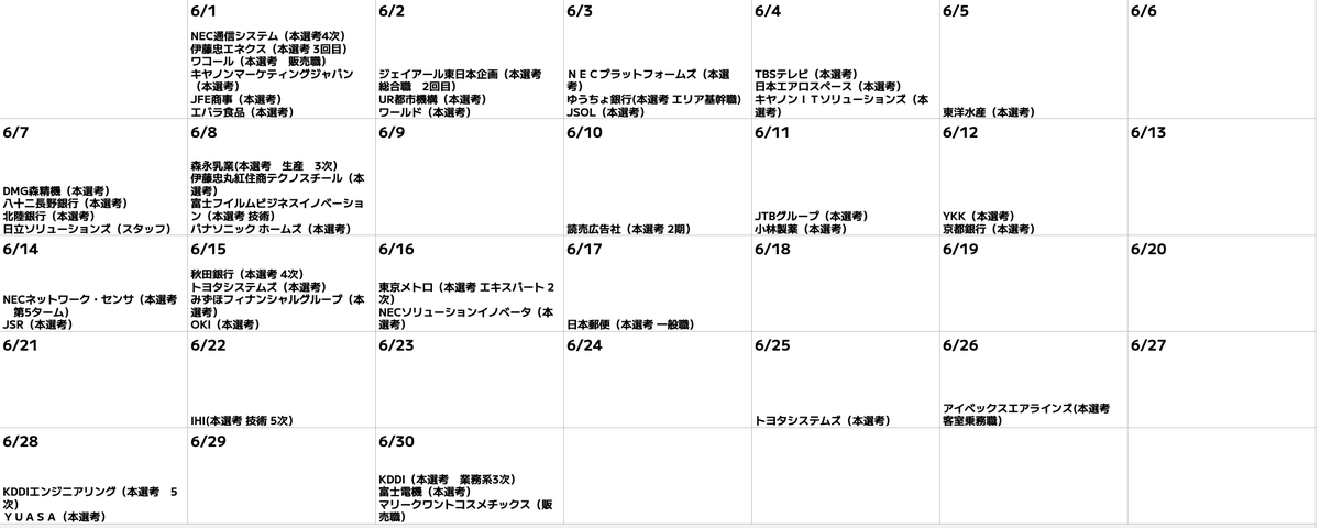 syukatsurisu's tweet photo. 5/22更新
【27卒：本選考締切カレンダー】

5月、6月締切です。昨日は一気に解禁しましたね。。。
キヤノンＩＴソリューションズ、日鉄ソリューションズ、日立ソリューションズなど大手グループ会社の2次募集が解禁されました。

まだチャンスはあります。最後まで諦めずに頑張ろう！！

⇩持ち駒が少なくなった人が今すぐ登録すべきスカウトサービス

大手・大手子会社・ベンチャー企業を志望している方は、「OfferBox」への登録は必須です。
OfferBoxは、プロフィールをしっかり埋めることで大手企業・大手子会社・ベンチャー企業からスカウトが届くサービスです。
登録は無料なので、今すぐ登録してプロフィールを埋め、スカウトが届く状態を作っておきましょう。

↓登録はこちら
https://t.co/a8nEUrlLp1

#pr