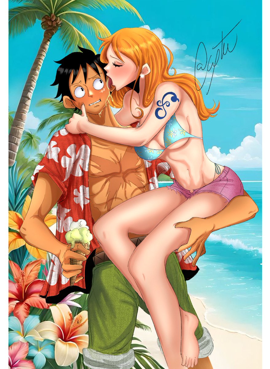 Chixyart's tweet photo. ~ Hora de provar um sorvetinho 🍦🌴
THANKS FOR 250+ FOLLOWERS

#ONEPIECE〜 #Onepiece #Luffy #Nami https://t.co/d5m3Bk6oK8