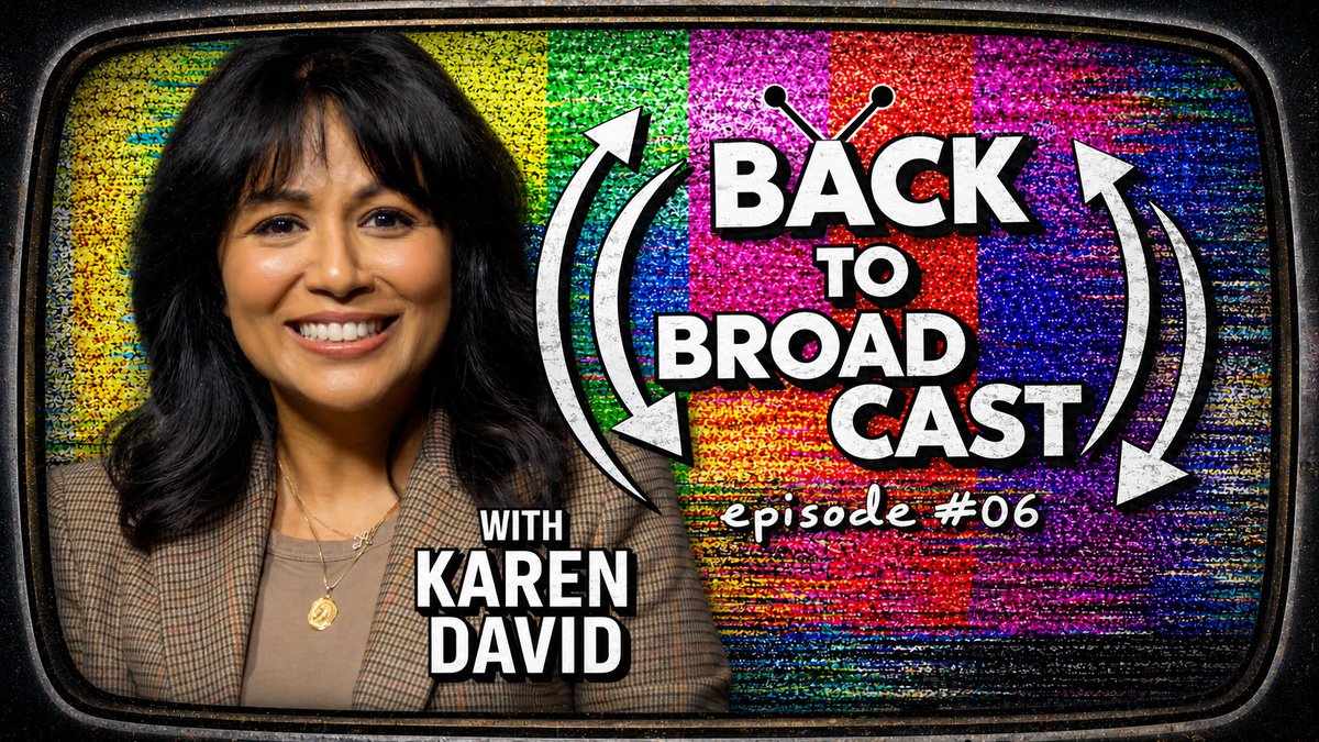 rachfoertsch's tweet photo. Episode 6 of Back to Broadcast is LIVE! 📺 I sat down with @KarenDavid to talk The Irrational, OUAT, Fear the Walking Dead, and &amp; her upcoming album with @colinodonoghue1 🎶

Watch here: https://t.co/xhFU8FHHPf https://t.co/gzTLTLVmBH