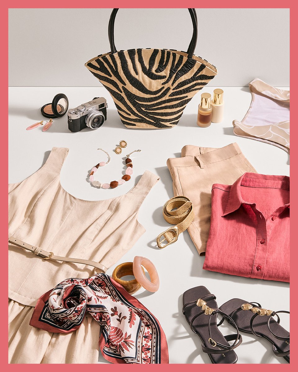 AnnTaylor's tweet photo. Cannes? Martha’s? Thailand? Pack a punch this summer, no matter the destination. 📍

Shop now: https://t.co/vXhgqMojym https://t.co/wOFaVidtvW