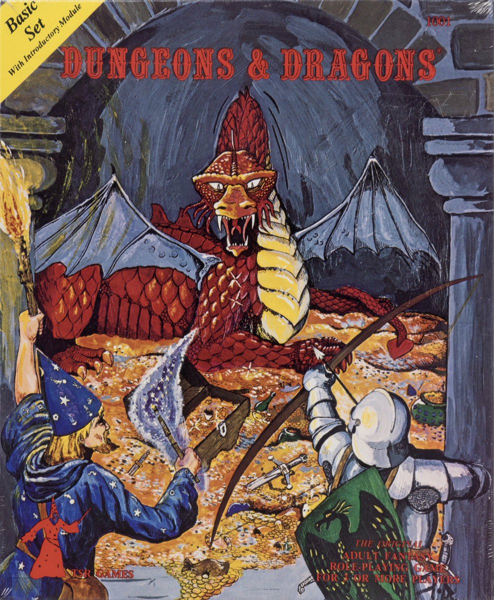 retroscifiart's tweet photo. Early Dungeons &amp; Dragons https://t.co/3UwW8BHKsA