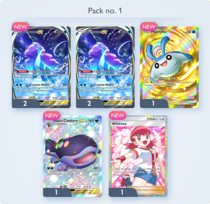 DapperDrifter's tweet photo. Pulling this pack to build Chien-Pao and oops god pack with the two Suicune I needed. https://t.co/LrFEKt5kXs