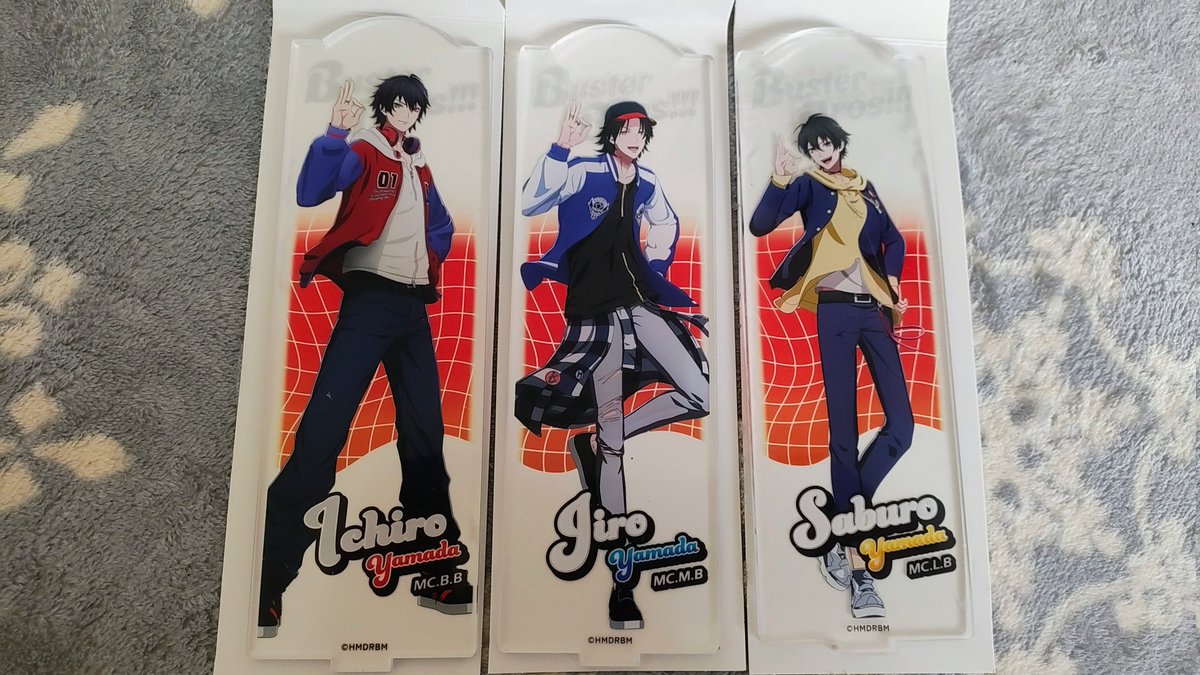 mt_0602's tweet photo. ヒプノシスマイク 百均 ダイソー アクリルスタンド 屏風 交換
【譲】
屏風→イケブクロ
【求】
屏風→ヨコハマ

郵送での交換希望
検索からでもお声がけください、よろしくお願いします🙇 https://t.co/cZ1za9YhTQ