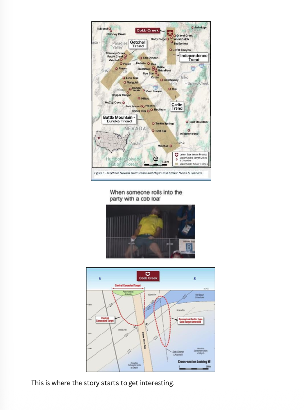 unionstarmetals's tweet photo. @unionstarmetals was featured on @RatsRant - 𝘞𝘩𝘢𝘵’𝘴 𝘋𝘰𝘪𝘯𝘨? highlighting  the emerging 𝗡𝗲𝘃𝗮𝗱𝗮 gold story and the growing potential at the Cobb Creek Project. USM was described as an “under the radar” Nevada gold opportunity. Find out why.

#ASM #USM $USM $USM.ax https://t.co/HRfBrRLMuV