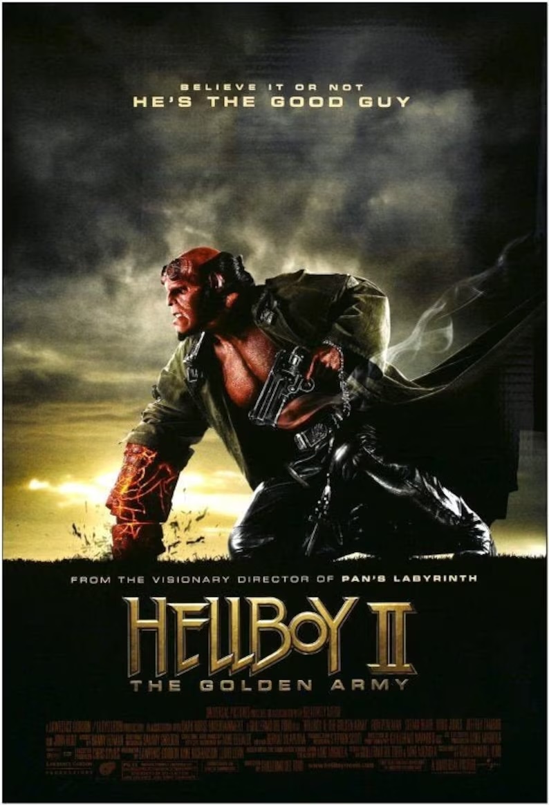 JMPosters's tweet photo. Next up in the #ComicbookMovie posters batch is
@HellboyMovie II, starring @perlmutations.

If you are a fan &amp; want the movie poster, click on the link below.

If not, check out a cat video. 🐱 

https://t.co/BY4idCHMwK
#ComicbookMovies #HellBoy https://t.co/VRn1XV1YxG