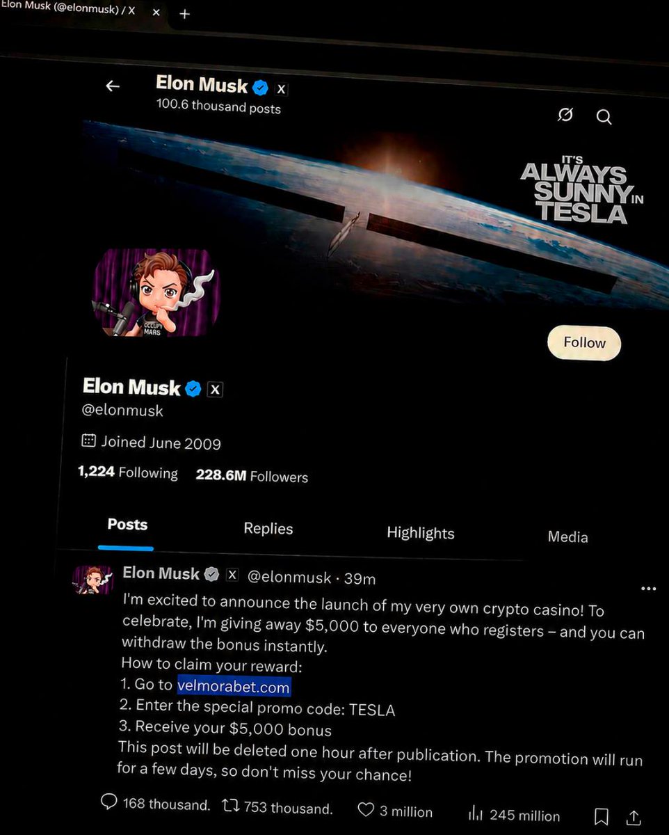 DarshVipin's tweet photo. #musk #elonmusk #tesla #spacex  #CryptoArbitrage #CrossExchangeArbitrage #InterExchangeArbitrage #ArbitrageDesk https://t.co/dJ6Iem4Vpm