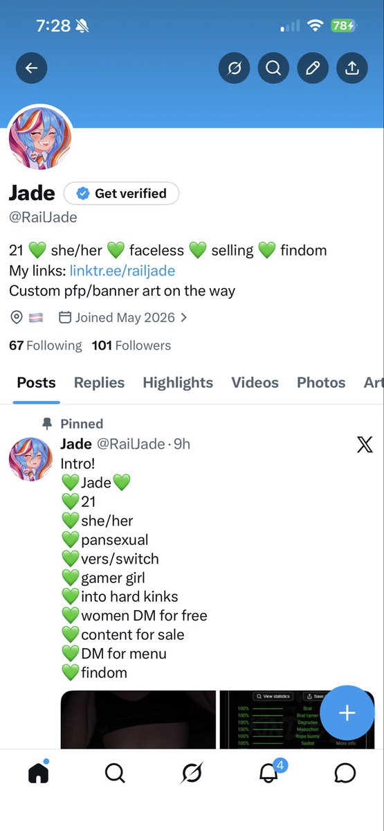 Jade tweet media