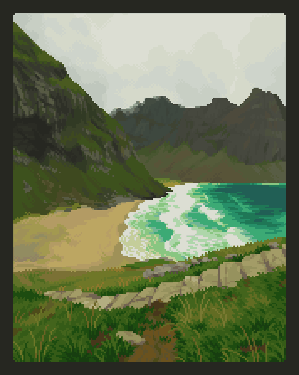 oworowo's tweet photo. Cold landscape🏞️
#pixelart https://t.co/iCDnRHfucw