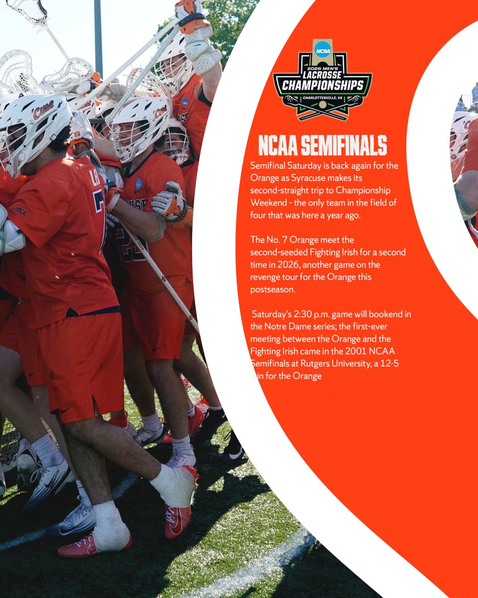 Syracuse Men’s Lacrosse tweet media