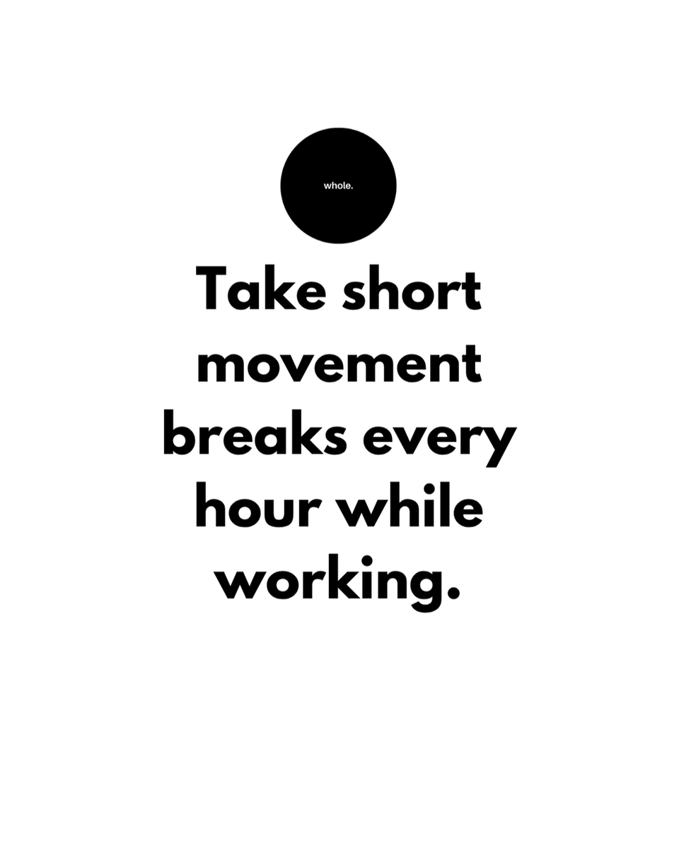 IAMWHOLE4's tweet photo. Healing starts when you listen. If you work at a desk to release stress and tension, try setting a timer and doing neck and shoulder roles every hour. You will feel a difference in the day. https://t.co/08GCQAEh6q