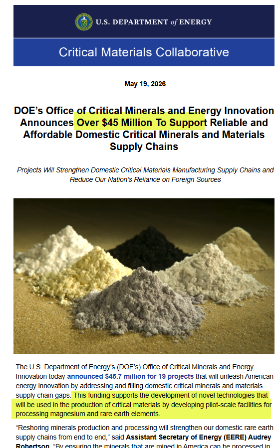 RazorB81's tweet photo. 🚨 $DAL riding the #CriticalMinerals wave! 💥

#US #DOE just dumped HUGE funding into #CriticalMinerals & #REE supply chain projects. Proof the West is serious about breaking China’s dominance. 👇👇

Meanwhile, tiny-cap $DAL is sitting on one of the hottest #Greenland #REE + #Zirconium + #Niobium plays on the planet! And hold a strong #Gold asset too.
✅District-scale critical minerals potential
✅Just grabbed expansion licences-footprint exploded nearly 10x
✅ Fresh $1.75M war chest locked & loaded for drilling
✅Gold catalysts in Côte d’Ivoire stacking on top

Sub-10c junior with multi-commodity firepower in a red-hot sector. 🔥
 Don’t miss the boat! 💰
#CriticalMinerals #RareEarths #Greenland #Mining #Exploration #REE