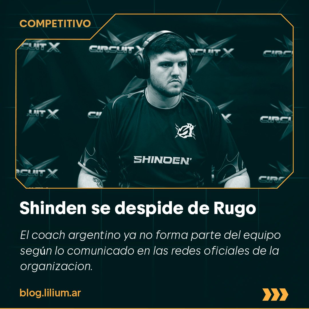 Lilium_Esports's tweet photo. 🇦🇷 @rugocsgo oficialmente deja de formar parte del equipo de cs2 de @ShindeNgg.
#Noticias #CS2 #Competitivo #Lilium #Esports #ShindeN #Aposhinden #CounterStrike #Rugo #LiliumEsports https://t.co/NkBbpUUCPK