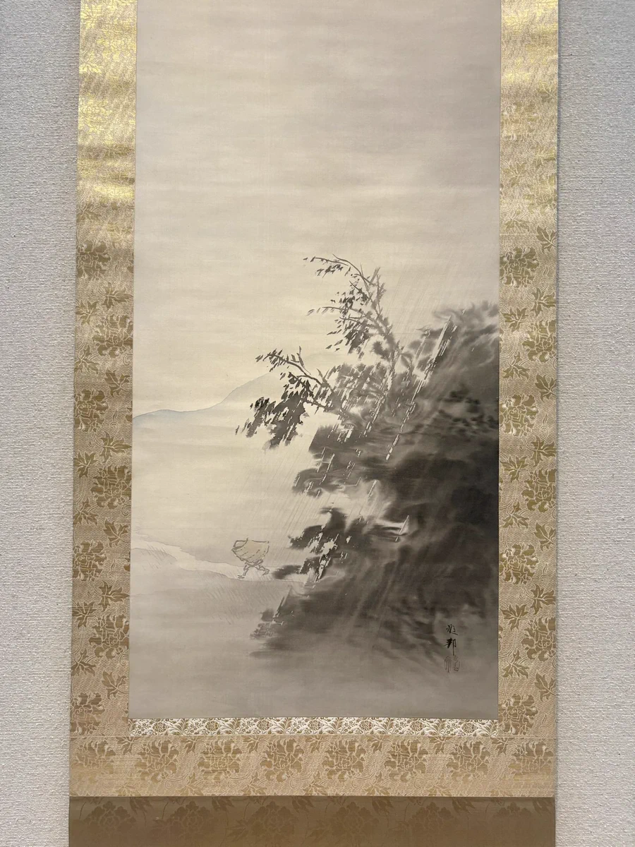 1970年代 名画 絵画 松岡眞サイン付 「鎧戸のある建物 」ヴィンテージ 松岡美術館 (@matsu_bi) / X