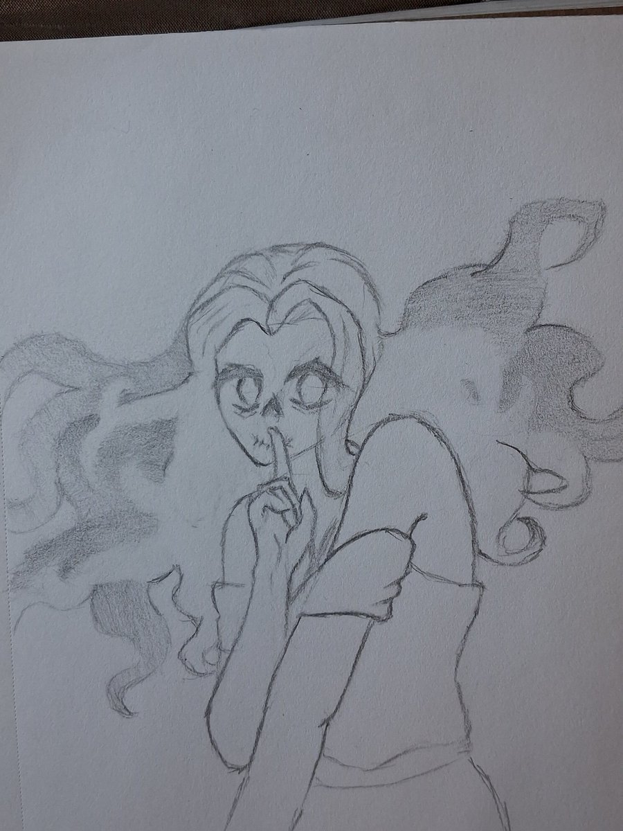 TreeBreathing's tweet photo. Spectre from Slay The Princess! https://t.co/nMTQMFFQy3