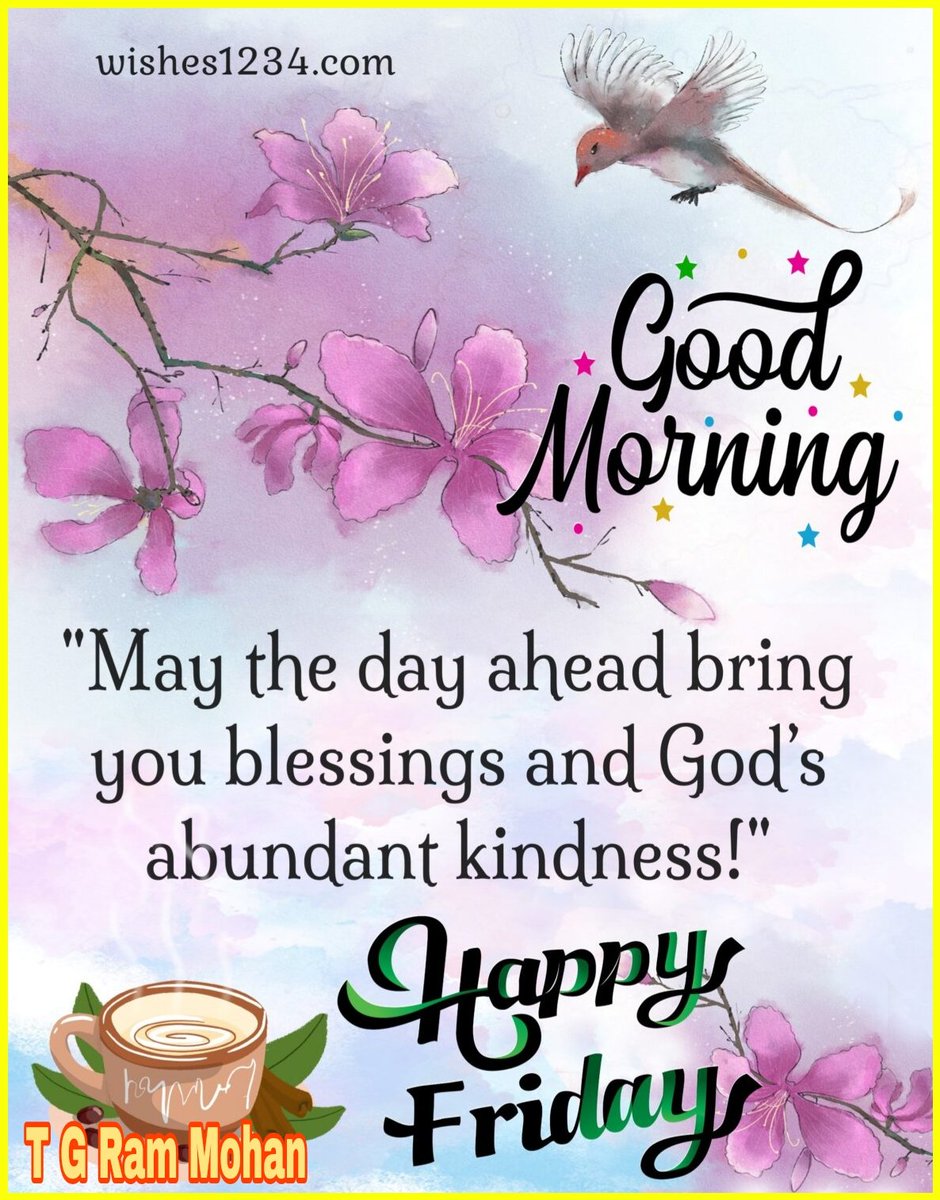 tgrammohan's tweet photo. Happy Blessed Peaceful Fabulous Friday💐❤️🇮🇳 https://t.co/AkqhfFWs7S