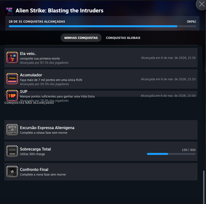 corumbaplay's tweet photo. Essa platina do Alien Strike: Blasting the Intruders está vindo gurizada!! Falta agora 2 stages simbora!
Se você confia nessa platina comenta ai se não comenta tb 😂👽
#alienstrike #corumbaplay 
@ComboGameStudio @nuntiusgames https://t.co/wVDqFbmRX9