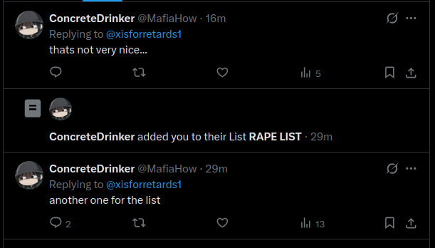 ConcreteDrinker is a pedophile tweet media