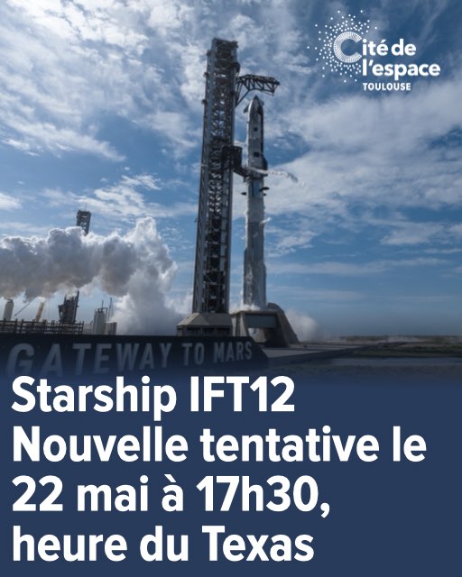 Cité de l'espace tweet media