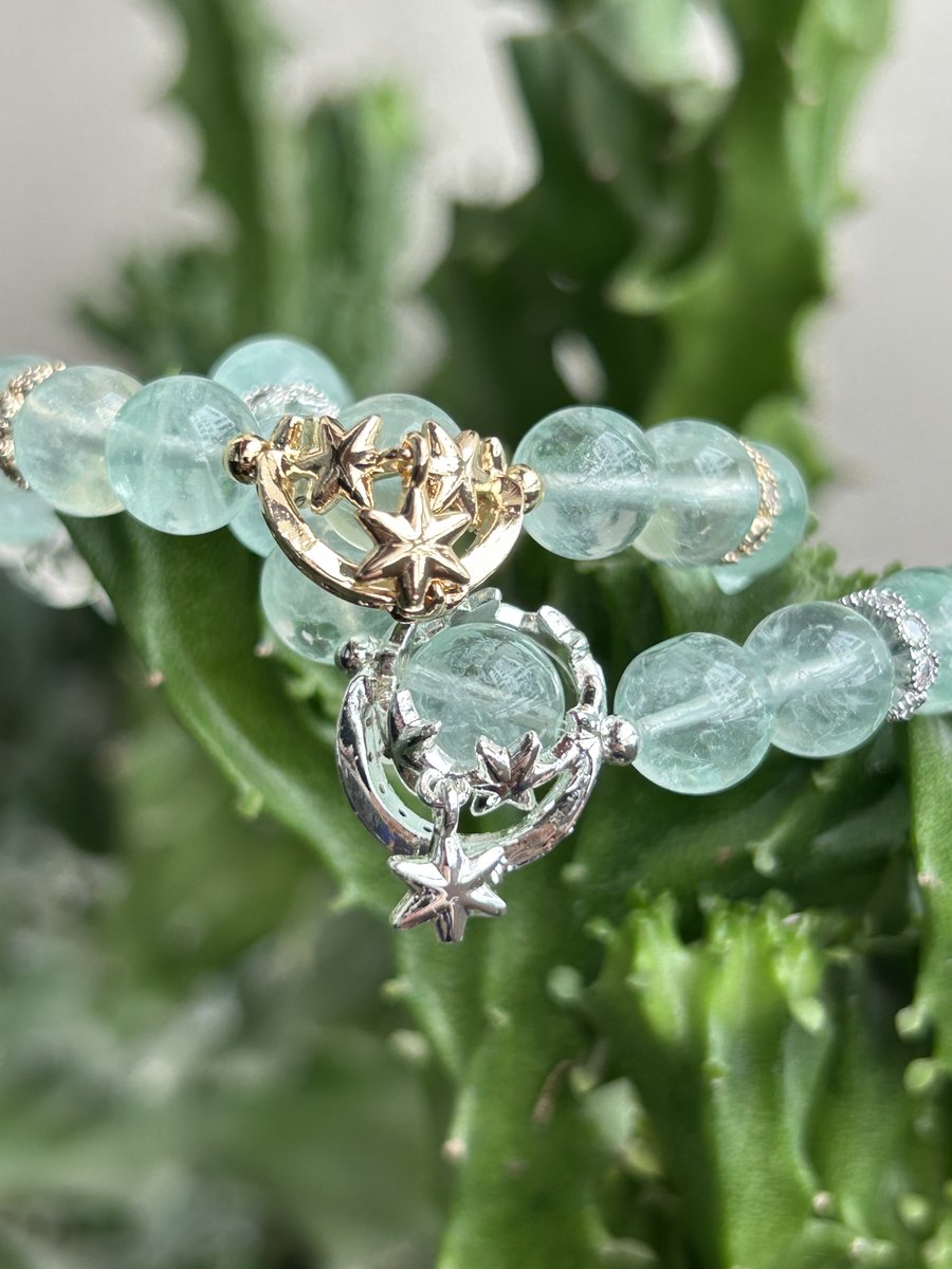 RainsOnMars's tweet photo. ✨Midnight Sun Designs✨
- Mint Green Fluorite
- Clear Quartz https://t.co/npU7oFJwmr