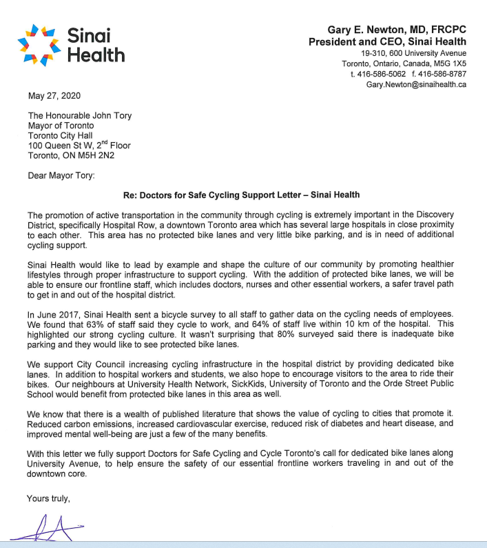 nat_fitz1's tweet photo. @abctoronto_ Why are you implying that the hospitals want to get rid of the bike lanes?

They literally asked for them! 

Don't be self-centred. Don't create false narratives.

https://t.co/FTlK0N9GkL https://t.co/ISyLfaZu6C