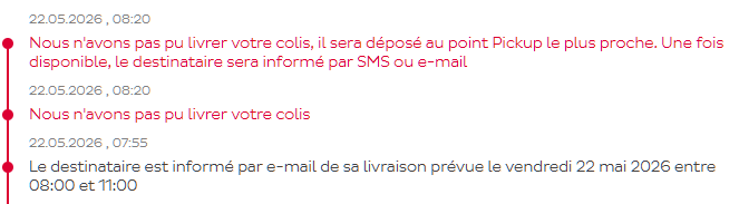 gotchastyle's tweet photo. @DPD_Fr sans appeler le destinataire et sans sonner à l'interphone c'est normal que la livraison échoue, faut comprendre qu'il faut que je reste devant la porte de l'immeuble entre 8h et 11h pour espérer être livré par vous? https://t.co/bssPToaVKg