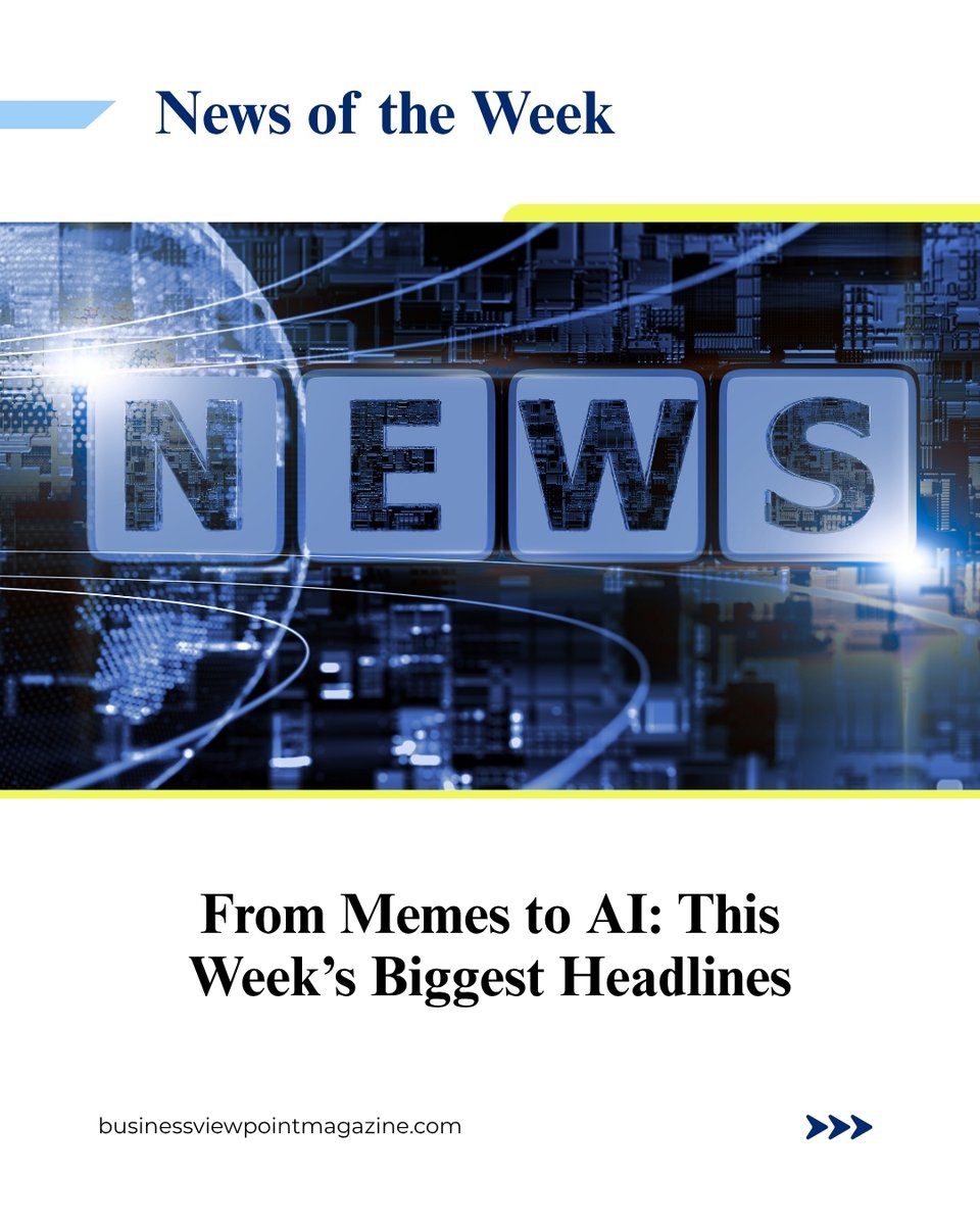 businessview01's tweet photo. Memes becoming movements, AI getting smarter &amp; even a ₹1 toffee making diplomatic headlines.

This week was anything but ordinary. Which story stood out to you?

#MemesToAI #CockroachJantaParty #Gemini3_5 #UpperGanga #MelodyToffee #DigitalMovement #GenZVoices #BusinessInsights https://t.co/fQFC4Y5McE