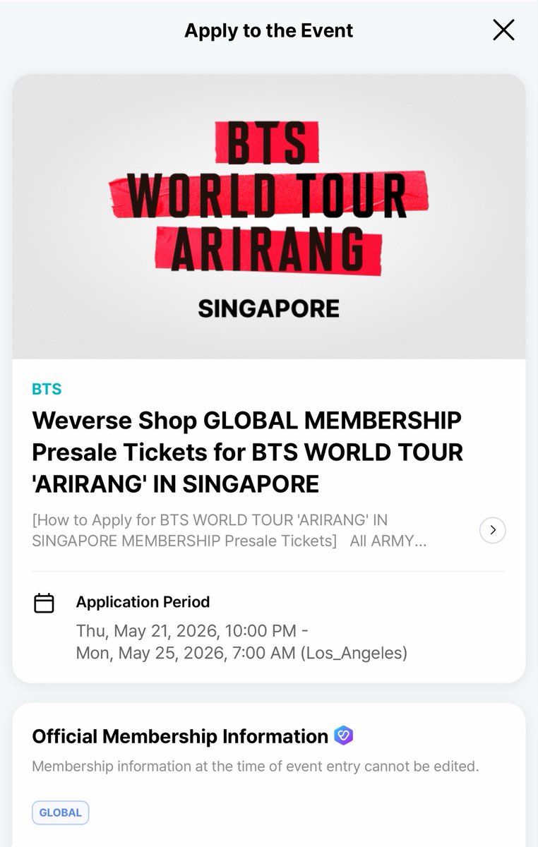 ash⁷ is seeing bts in LV 𓆉 tweet media