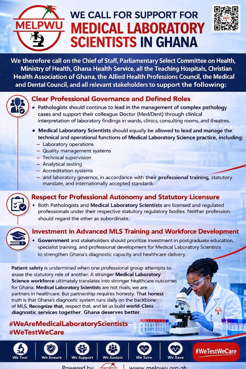 Medical Laboratory Prof. Workers' Union (Melpwu) tweet media