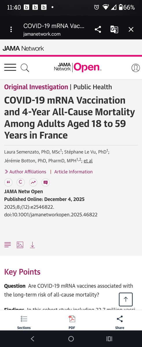 MedicineDigest's tweet photo. @jsm2334 @stkirsch JAMA - 22.7 mil vaxed vs 5.9 mil unvaxed: Vaxed individuals had a 74% lower risk of death from severe COVID-19  vs unvaxed and a 25% lower risk of all-cause mortality. No increased risk of 4-year all-cause mortality was onserved for vaxed individuals. https://t.co/YTFARg6dCe