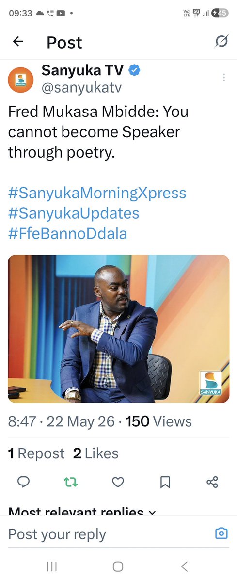 Hon, Dr. Mukasa Fred Mbidde tweet media