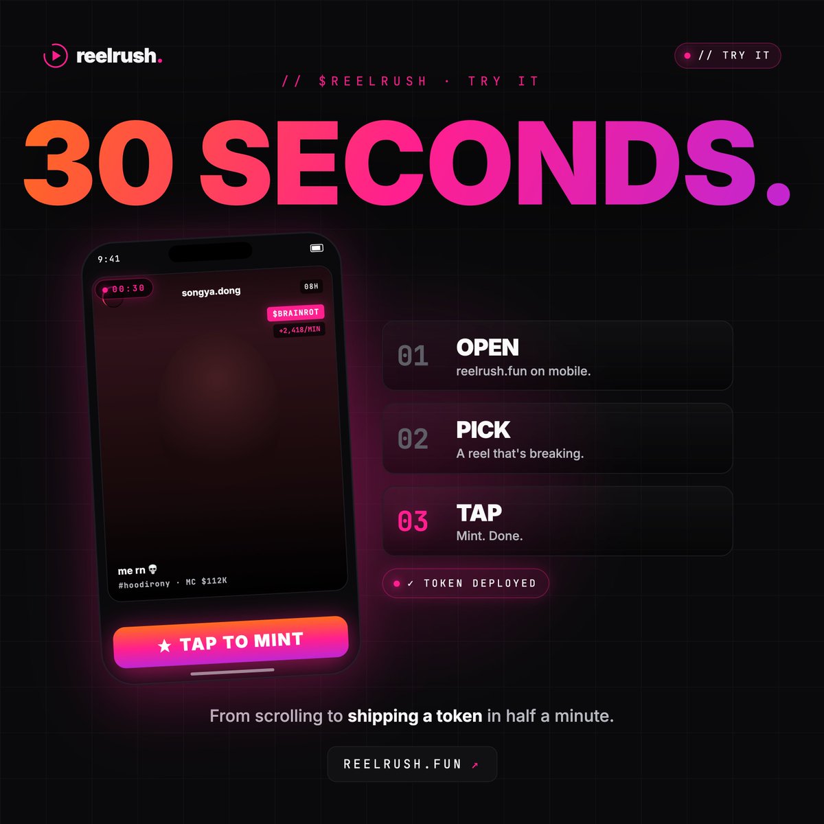 ReelRush tweet media