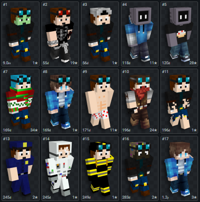 ThatsWorry's tweet photo. Theres a very small chance of @dantdm ever seeing this, But I just want him to know...
I've been recreating every skin he's ever made/used.. (ignore my skins I used lol). And I am now recreating all the skins he made only for thumbnails.. https://t.co/Igxs44FYwd