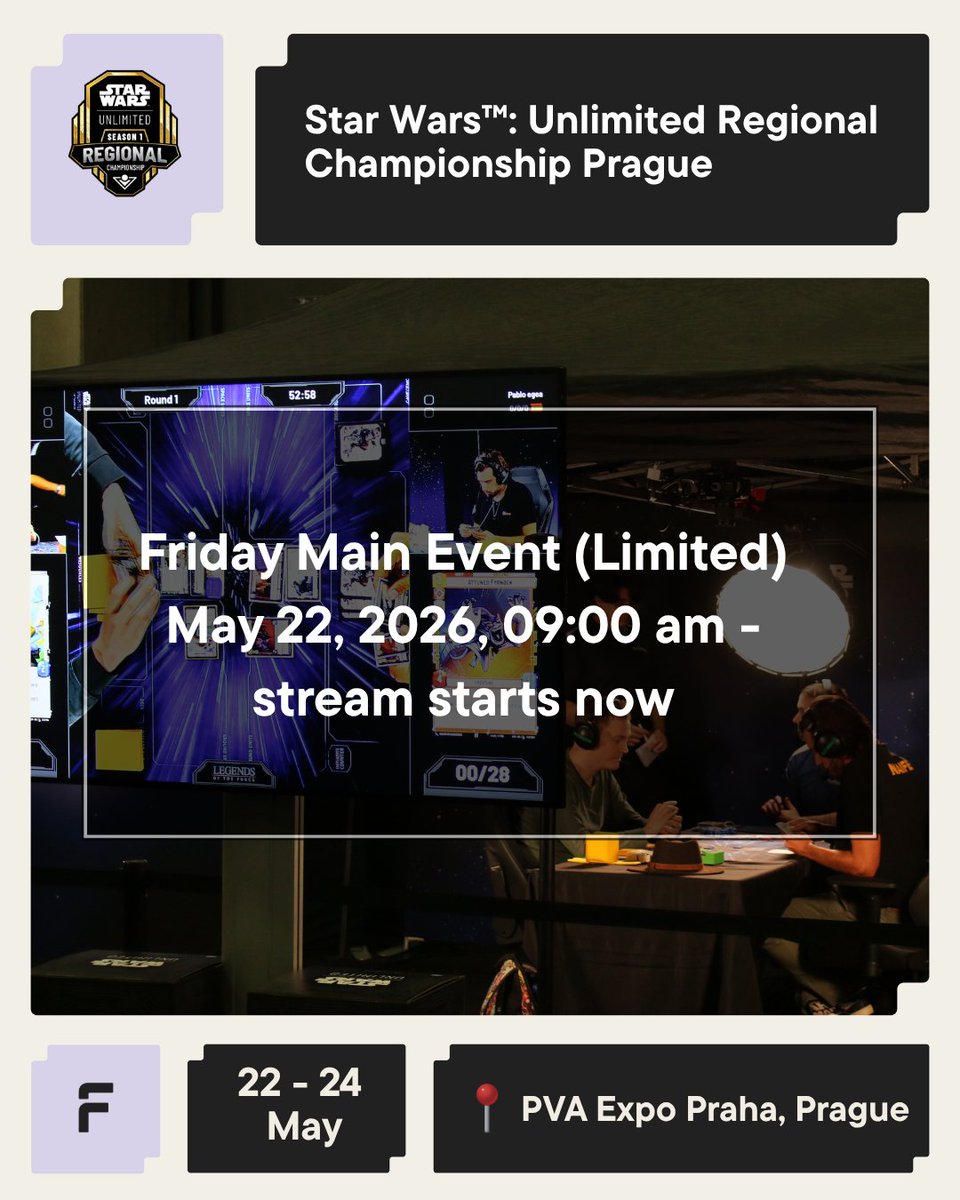 Star Wars™: Unlimited tournaments by Fanfinity tweet media