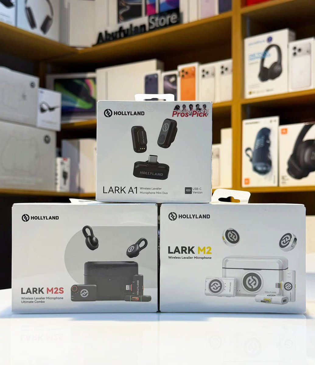 Abufulan_Store's tweet photo. Bad audio ruining your videos?
Switch to Hollyland Lark A1, M2 &amp; M2S. Crystal clear sound, zero wires &amp; wind-proof magic. Pro results, zero stress. 🔥

Hollyland Lark A1 - Ksh 9,000
Hollyland Lark M2 - Ksh 16,000
Hollyland Lark M2s - Ksh 18,000 https://t.co/ijnekej28j