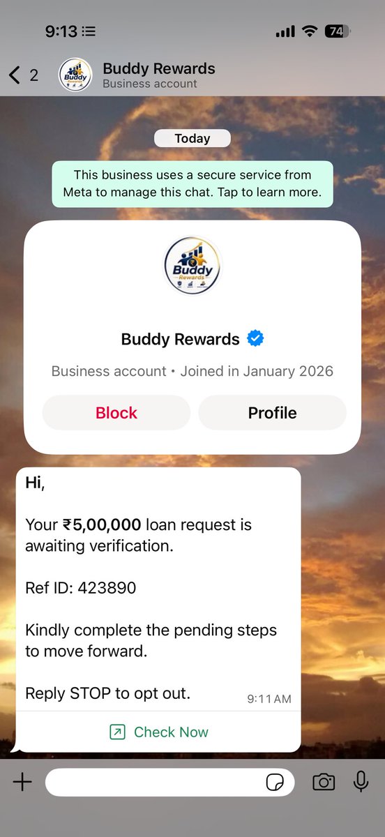 DeepuSpradeep's tweet photo. @RBI @RBIsays people are reaching us like this with out we reach them by any means, is this correct way ? @Buddyloan_  WhatsApp is something personal use for us not for ur promotions and ads, how do u get our phone no. ? Without we reach you in any means ! Why are u sending mesg? https://t.co/tecGfxMHaW