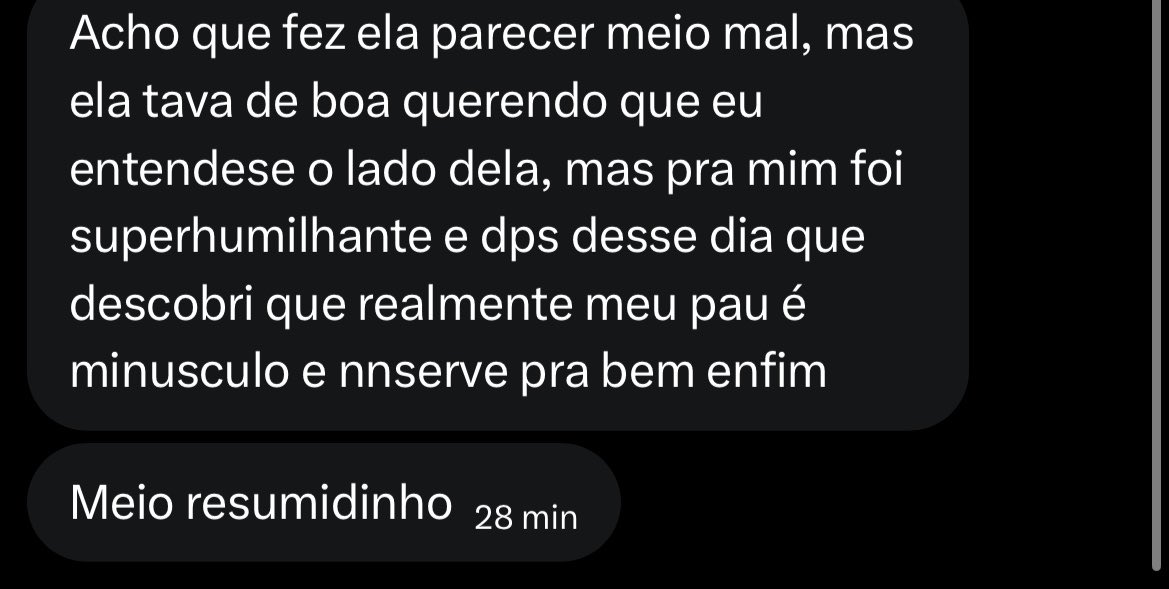 renatsizequeen's tweet photo. Queria ler relatos de amigos comparando pau pequeno vs grande alguém tem?  

Nem confrontar conseguiu 

 #PINTOSAWARDS #PINTOAWARD #PINTOAWARSDS #PINTOAWARDS #XOTASAWARDS #BUNDAAWARDS #PEITOSAWARDS #bbc https://t.co/oBp2VFvg9g