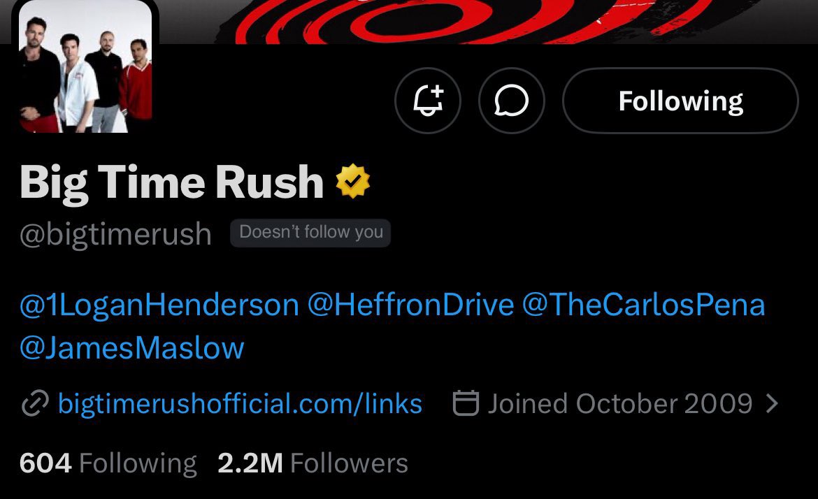 Cass misses BTR ☹︎ tweet media