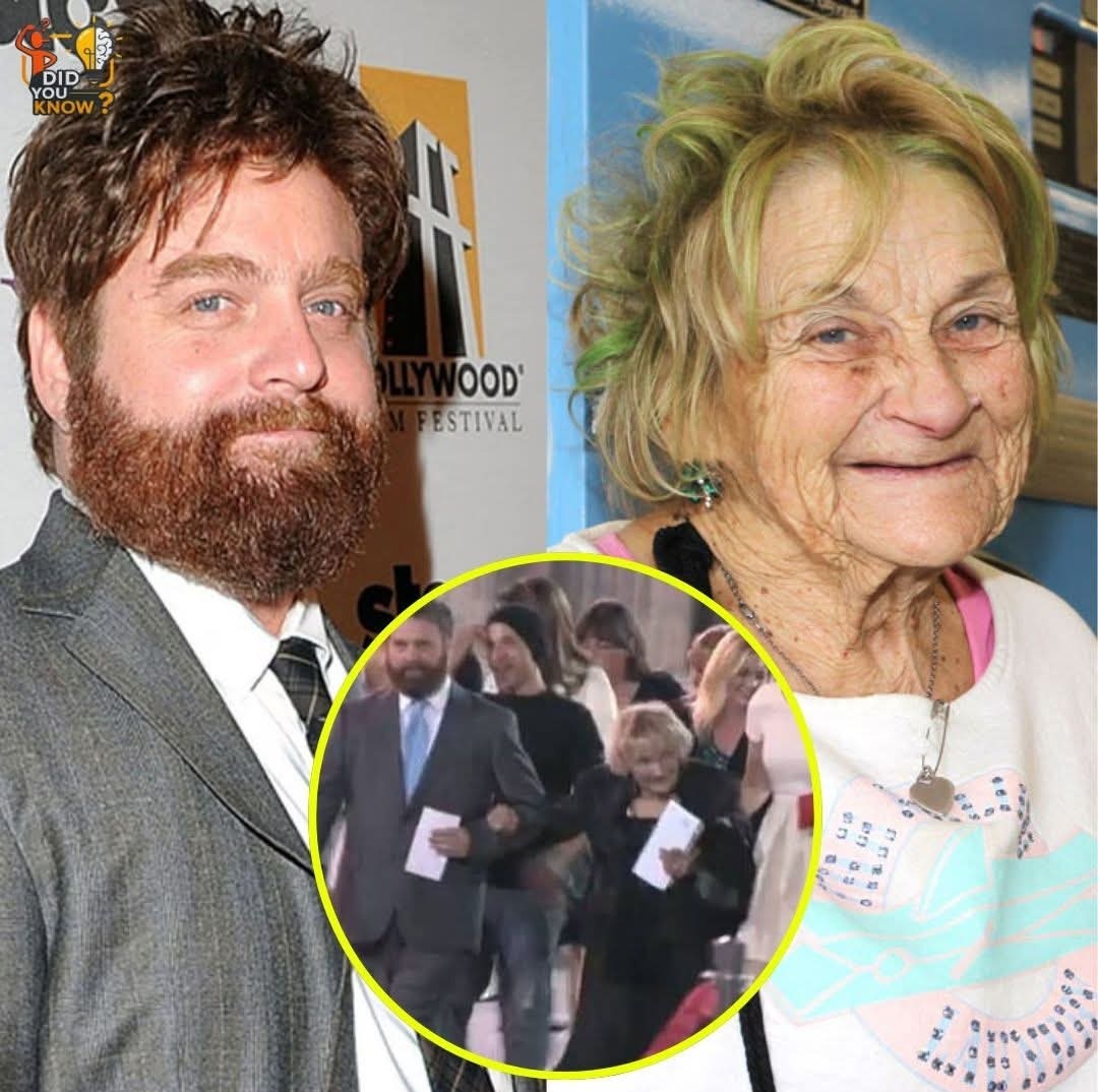 WolfofX's tweet photo. Meet Elizabeth “Mimi” Haist, an 87 year old woman who used to volunteer in the LA laundromat and got on by the tips left for her by the patrons of the laundromat. 

Zach Galifianakis was one of those patrons of the laundromat, where Mimi worked. He met and befriended her in 1994 when he was still a struggling comic. 

With the success of ‘The Hangover’, Zach’s life changed drastically and he lost touch with Mimi. That is in 2013 when he learned that she had become homeless. 

Learning about her misfortune, Zach found her a one bedroom apartment which he pays the rent for. He also introduced her to Renee Zellweger, who furnished her apartment and buys her groceries. 

On the right image Mimi is getting ready for a big night. Zach took Mimi to the last two Hangover movie premieres as well the premiere for the movie ‘The Campaign’. 

She says she is often mistaken for his “girlfriend”