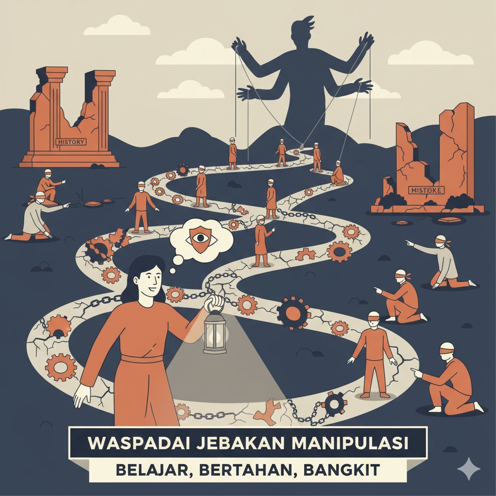 RedCandleWave's tweet photo. Ketika guru berkhianat, pengikut buta, dan sejarah dilupakan dan berulang—manipulasi menjadi sempurna. Berpikir kritis bukan pemberontakan, tapi pertahanan terakhir kebebasan. Apakah kita sedang mengulang pola yang sama tanpa sadar? https://t.co/czgC6hfPOJ