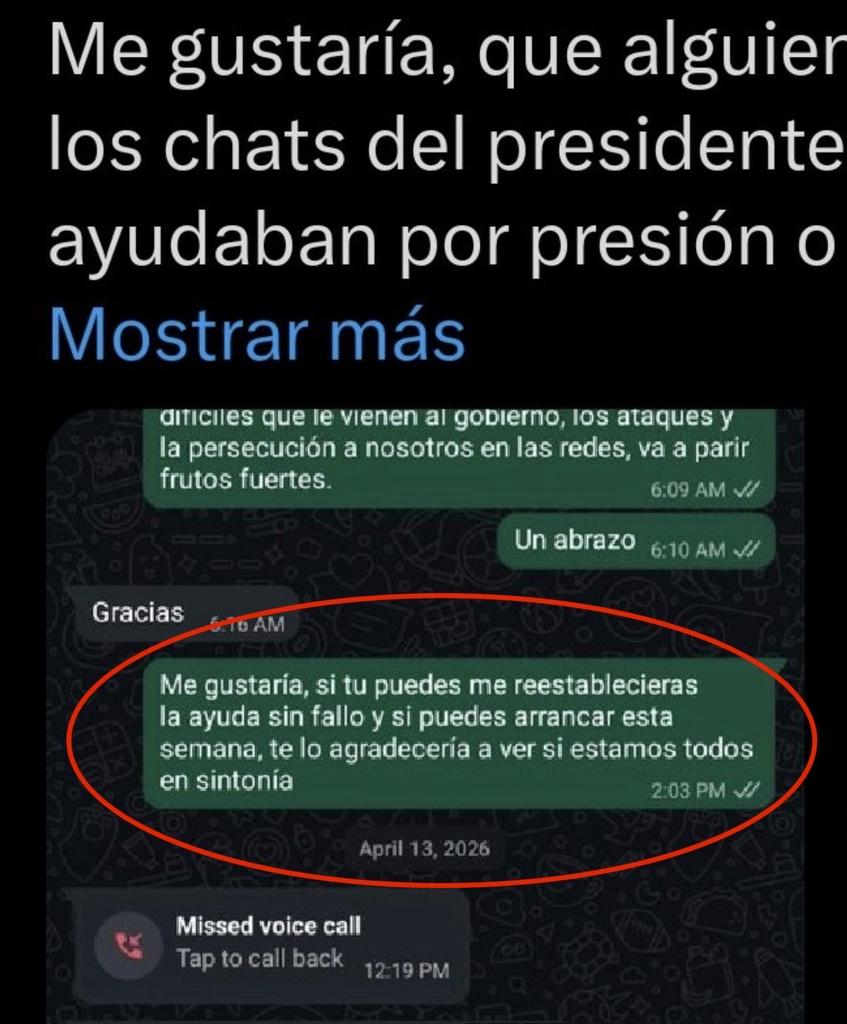 nopierdo's tweet photo. A veces unos se rie con estoy dos disparatosos leea el encabronado de esta supuesta noticia hasta dónde yo se el mismo @CRubioMartinezU le pide al querido @spereyrarojas que le restablezca la ayuda y le dice para que todos estemos en una misma sintonía hay está la extorsión https://t.co/XBqSJHLmvn