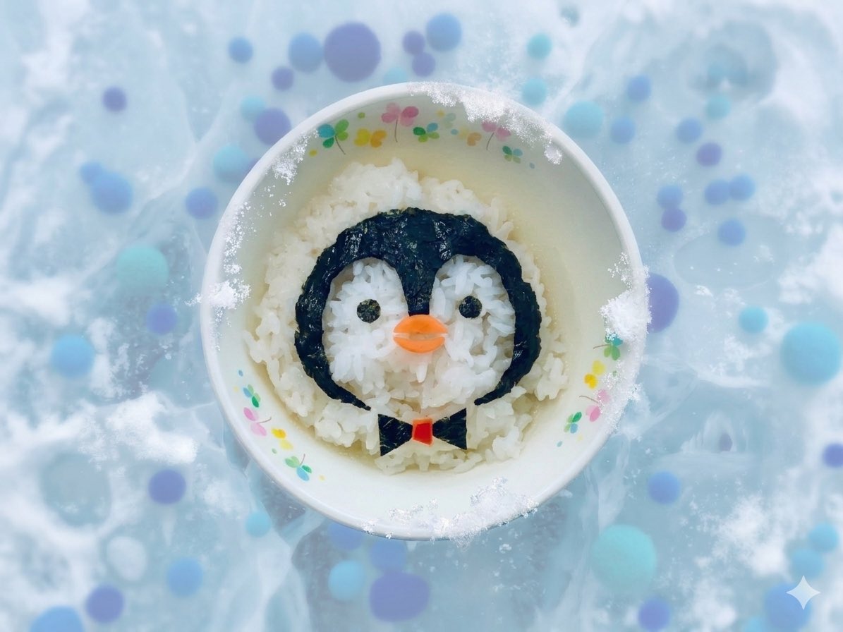 city_kunitachi's tweet photo. ￼🐧ペンギン来日111周年記念Menu￼🐧

日本にペンギンが来たのは1915年
#上野動物園 に来たらしいよ
ペンギンのこと、図書館で学んでみて
今日の給食はペンギンの好きなお魚の組み合わせ
#魚を食べよう

#国立市 #給食 #食育 #キッチン #栄養士 #来日 #東京 #ペンギン https://t.co/02KjWlmxW4