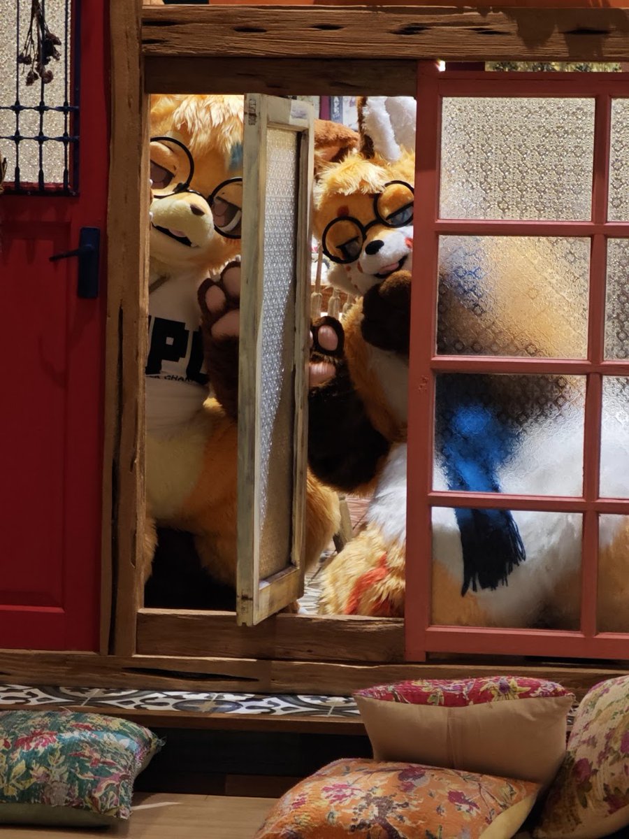 KemoChu's tweet photo. Did you ever save two foxes on the mountain?

🐾 @ktnGenta 
#FursuitsFriday #FursuitFriday #FursuitsEveryday #FursuitEveryday https://t.co/T28AC9VIAq
