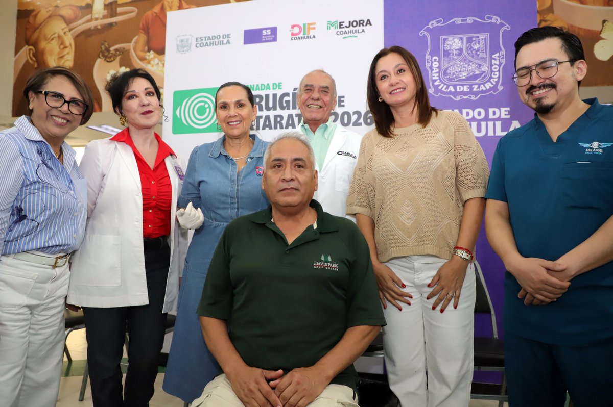 DIFCoah's tweet photo. Participamos en el retiro de parches de la Jornada de Cirugías de Cataratas 2026, una actividad enfocada en la atención y bienestar visual de personas adultas mayores. 👁️✨ https://t.co/UtgMQL7URe
