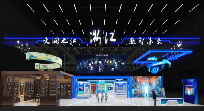 ExplorePingyang's tweet photo. The 22nd China (Shenzhen) International Cultural Industries Fair opens on May 21, with Zhejiang's pavilion taking center stage. With 86 exhibitors, the showcase blends thousand-year cultural heritage with cutting-edge digital creativity in an immersive cultural experience. https://t.co/YZ7MFtELSc