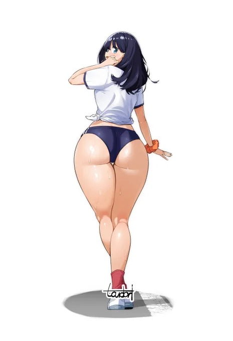 ブルマ六花ちゃん!! マラソンで六花ちゃんのお尻を追いかけたい人生だった