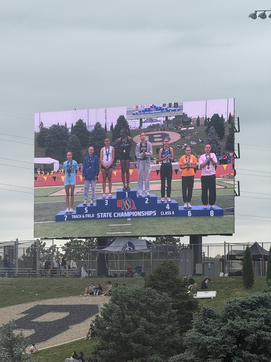 fhsgirlstrack's tweet photo. Wrapping up the State Meet with 2 more medals and a new school record in the 100H and a PR in the 300H was Morgan Sintek placing 6th and 7th respectively.   A 3 Event Medalist in 2026!   Go Tigers! https://t.co/RfZr6Fj23E